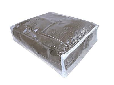 Clear Vinyl Pillow/Blanket Storage Bags with Zipper - 15"x8"x5"